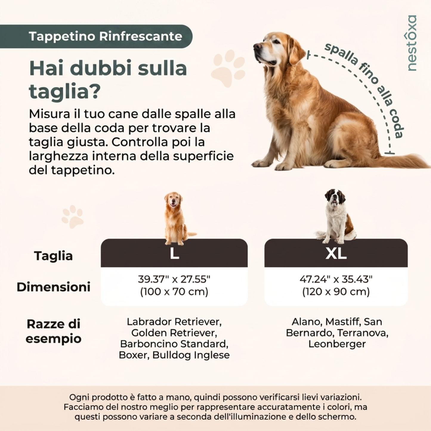 Nestoxa Tappetino Rinfrescante per Cani 2.0 ( 1+1 )