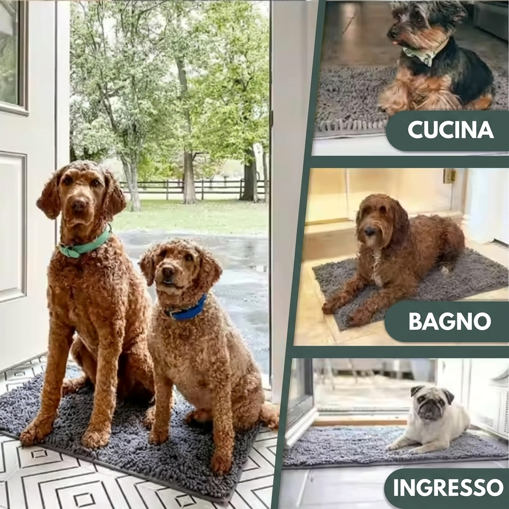 Tappetino ultra-assorbente per zampe di animali