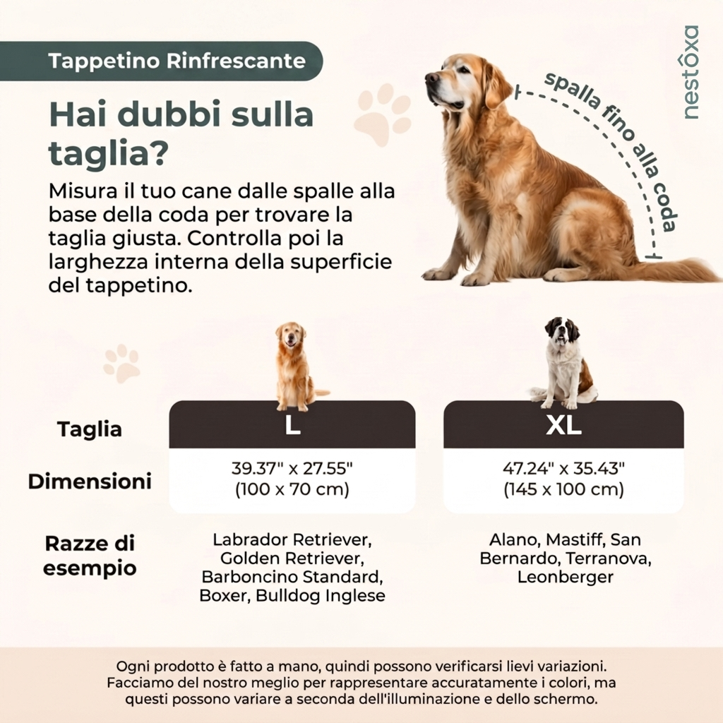 Nestoxa Tappetino Rinfrescante per Cani 2.0