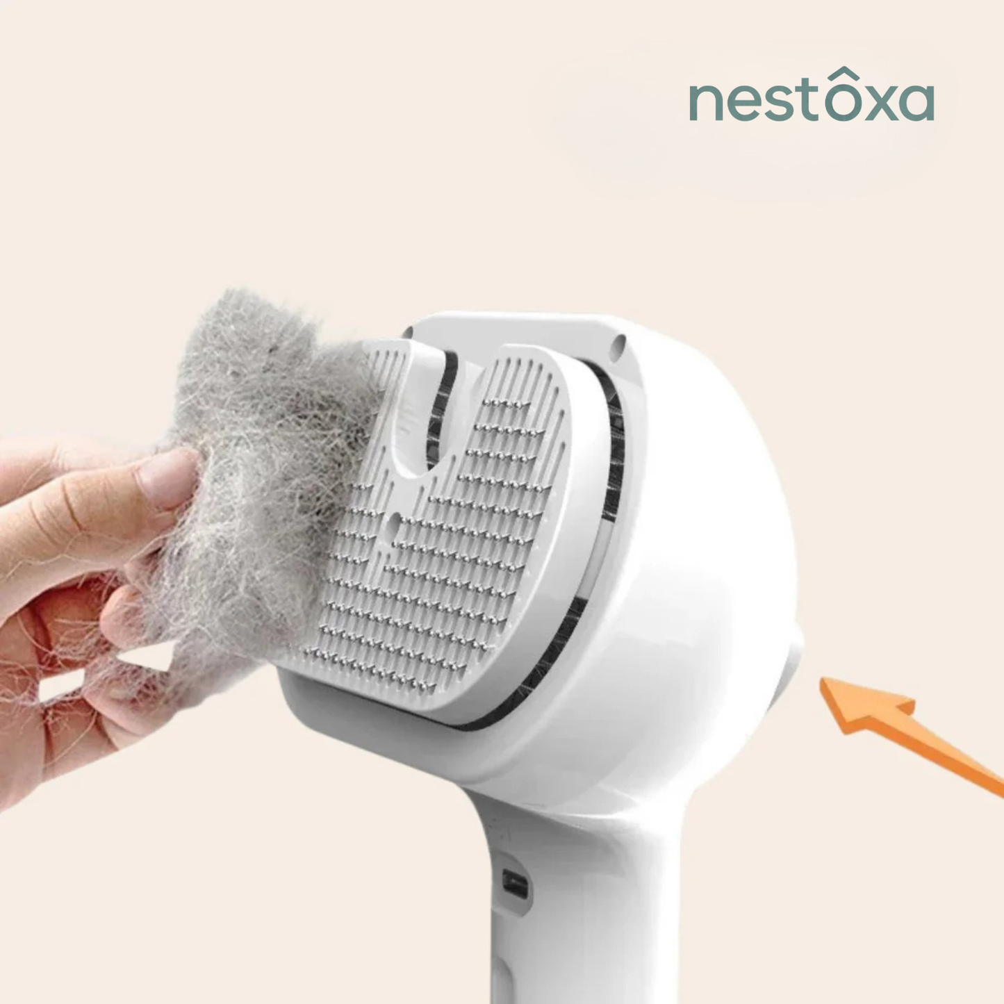 Nestoxa® Vapore Pro | Spazzola Professionale per la Cura del Pelo degli Animali