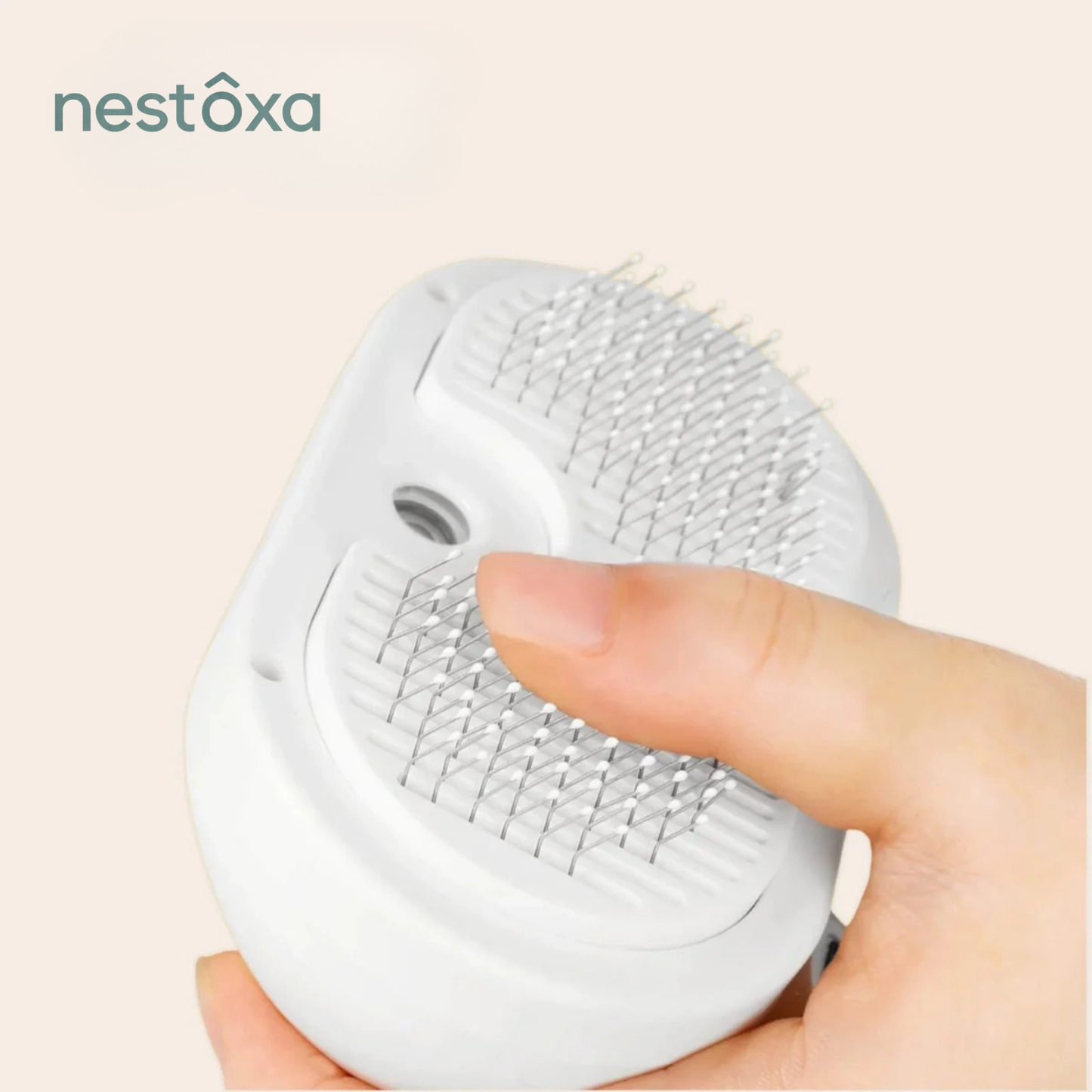 Nestoxa® Vapore Pro | Spazzola Professionale per la Cura del Pelo degli Animali