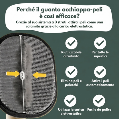 Guanto acchiappapeli