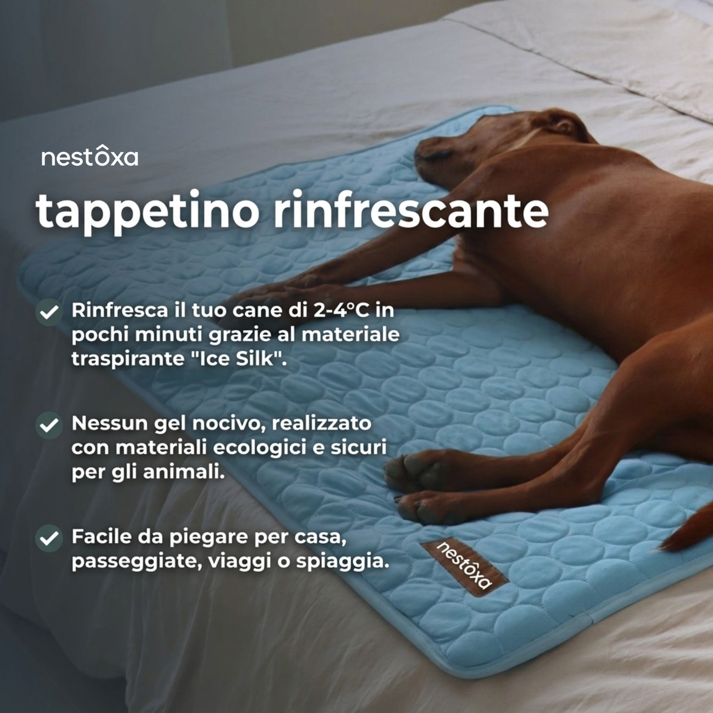 Nestoxa Tappetino Rinfrescante per Cani 2.0 ( 1+1 )