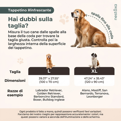 Nestoxa Tappetino Rinfrescante per Cani 2.0 ( 1+1 )