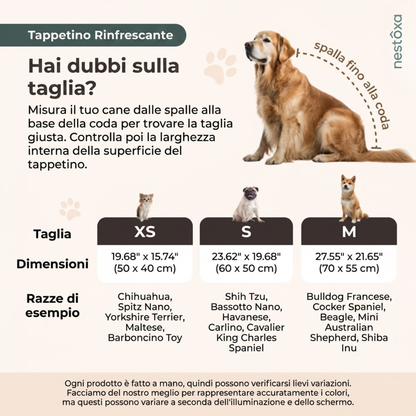 Nestoxa Tappetino Rinfrescante per Cani 2.0 ( 1+1 )