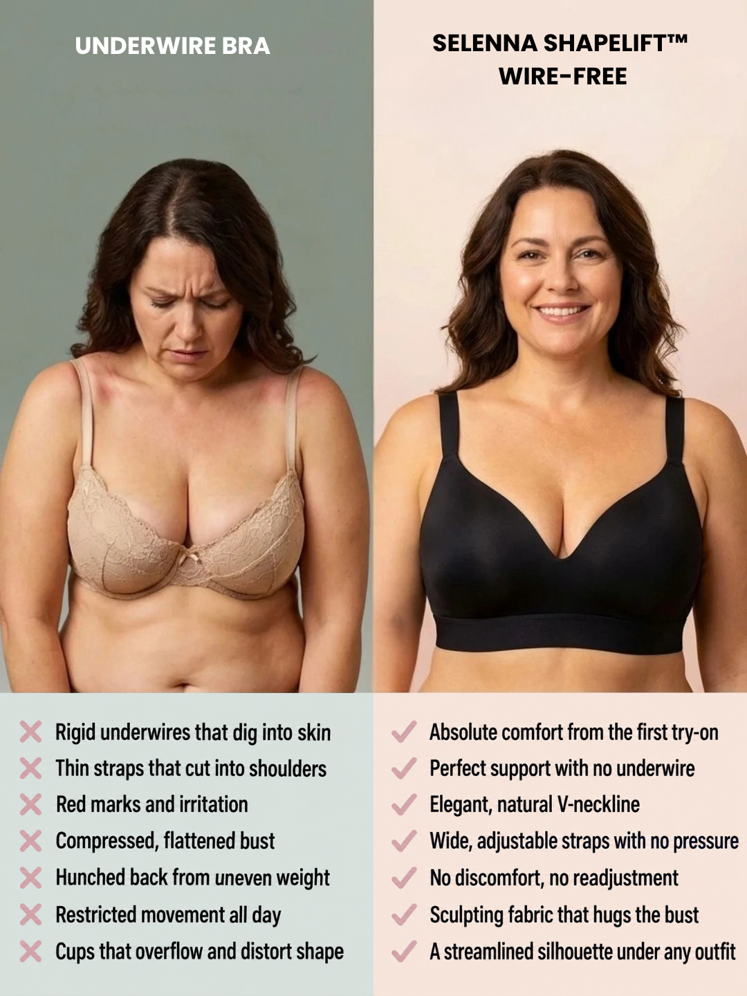 ShapeLift™ Bra | All-Day Comfort, Perfect Support, Zero Irritation
