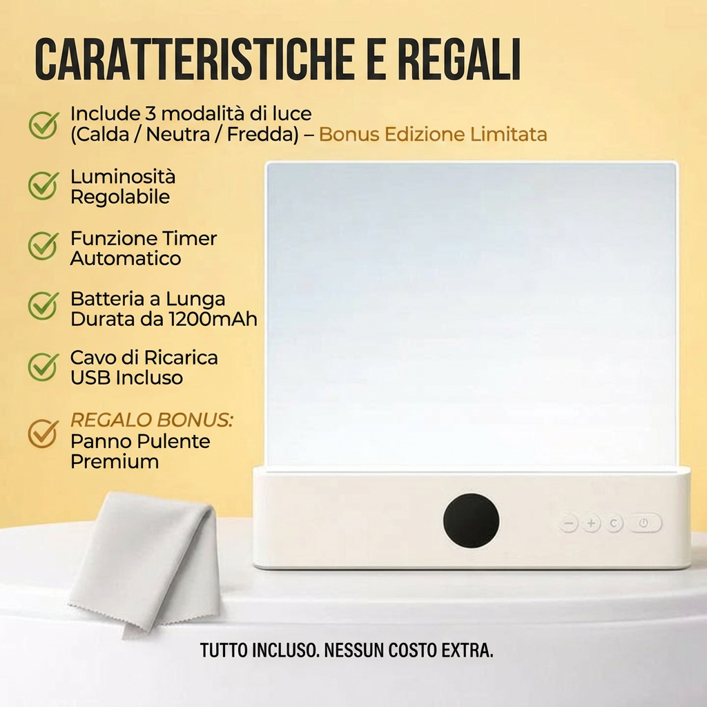 Lampada da Lettura Notturna — Luce Soffice e Confortevole