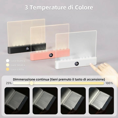 Lampada da Lettura Notturna — Luce Soffice e Confortevole