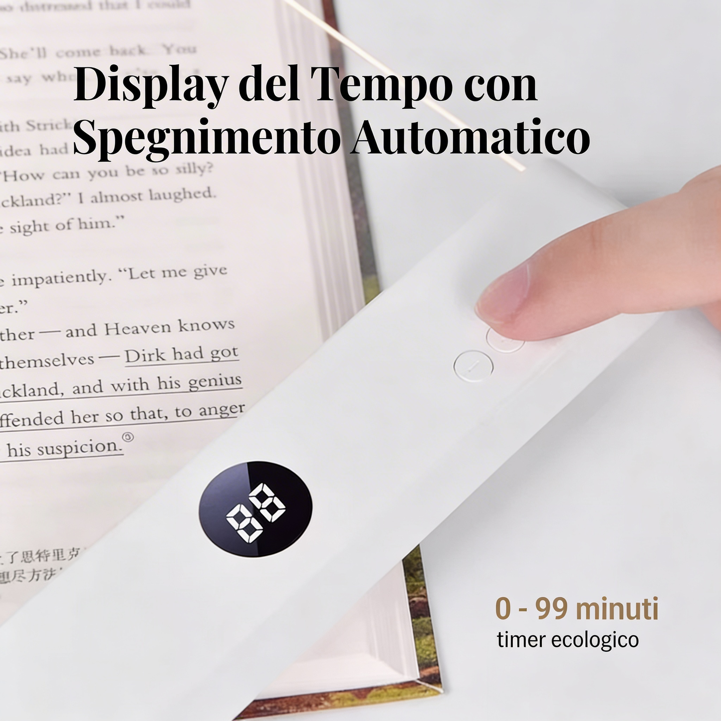 Lampada da Lettura Notturna — Luce Soffice e Confortevole