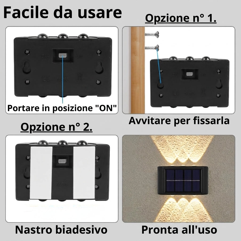 Applique da Parete - Ad Energia Solare