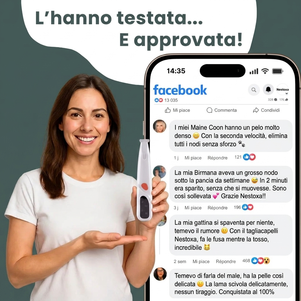 Nestoxa™ - Trimmer di Precisione per Gatti