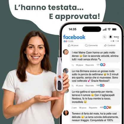 Nestoxa™ - Trimmer di Precisione per Gatti