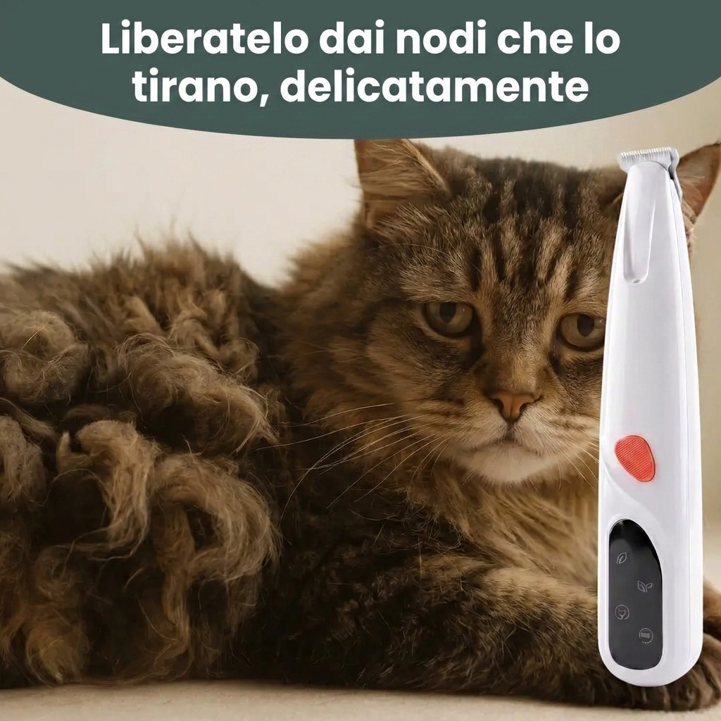 Nestoxa™ - Trimmer di Precisione per Gatti
