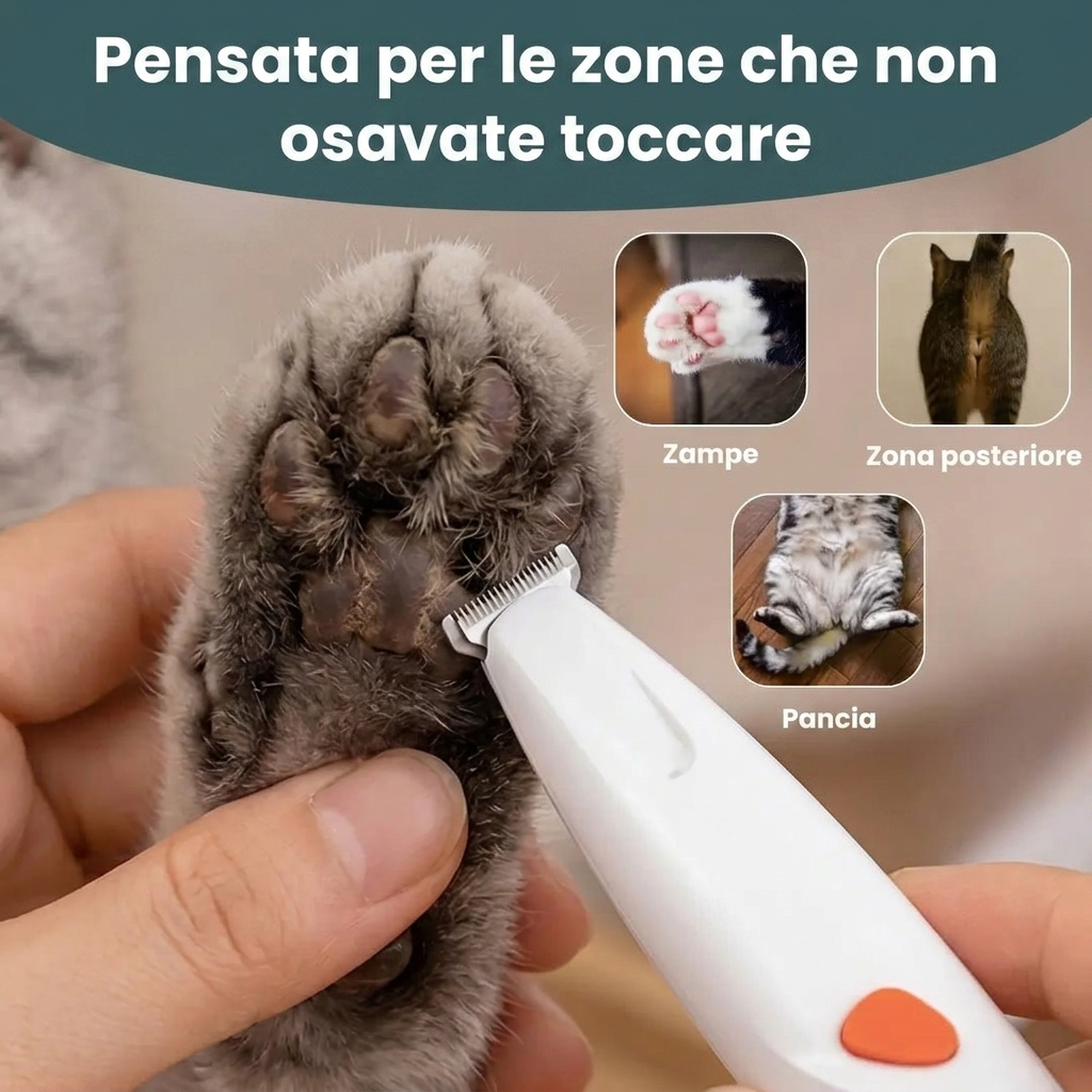 Nestoxa™ - Trimmer di Precisione per Gatti
