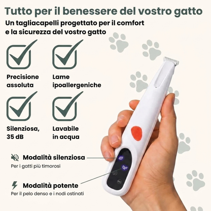 Nestoxa™ - Trimmer di Precisione per Gatti