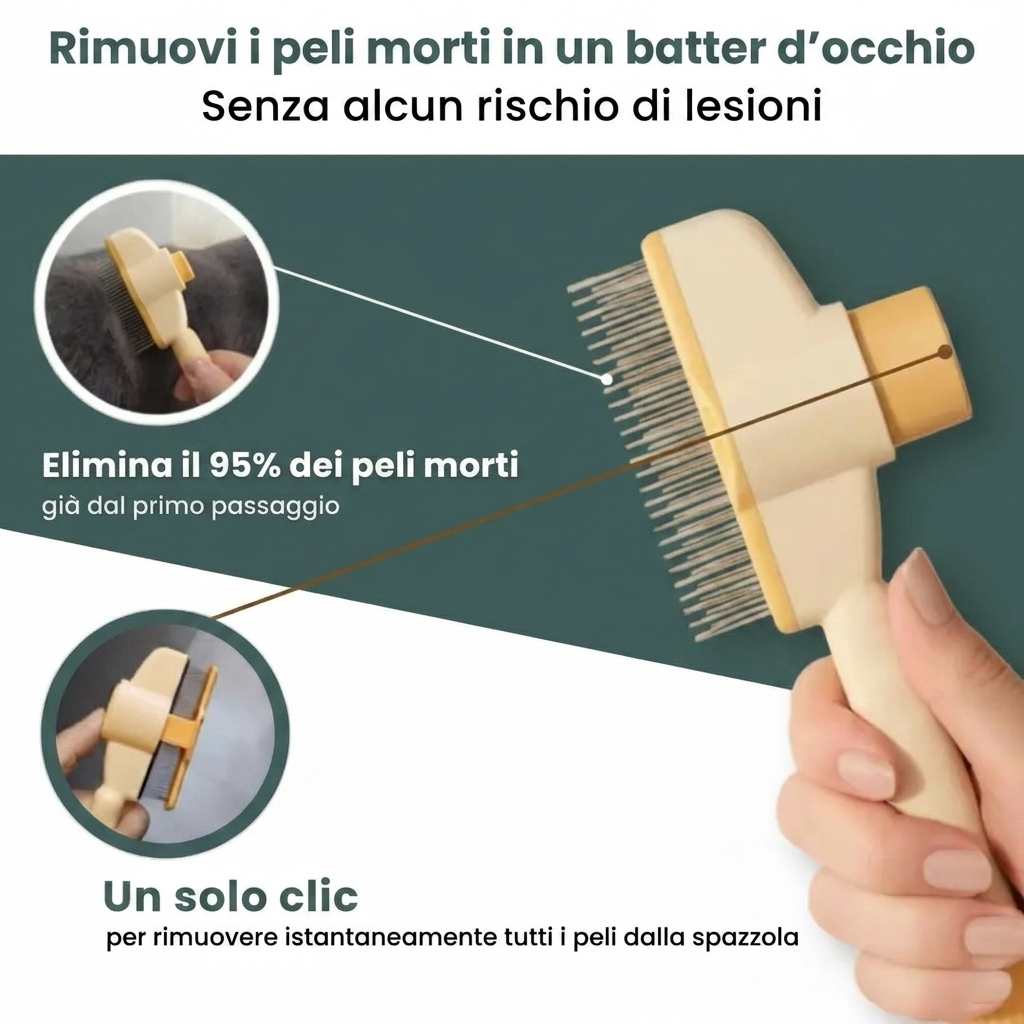 PeloBrush™ – Brosse anti-poils morts