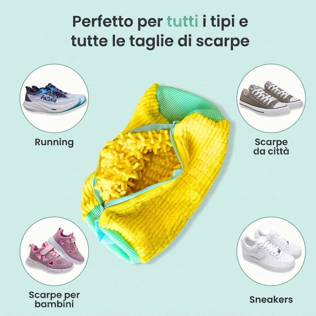 Nestoxa - Sacchetto per il Lavaggio delle Scarpe