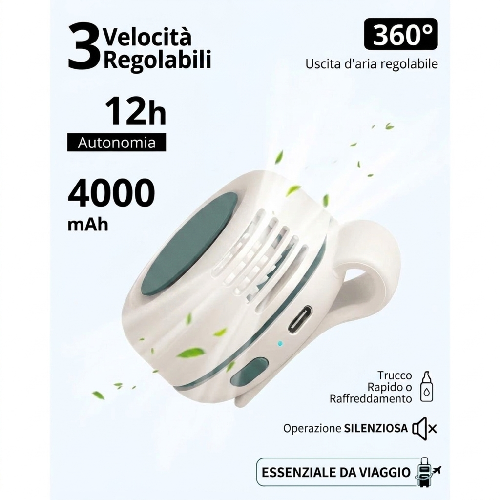 VentoClip™ - Il Ventilatore Clip
