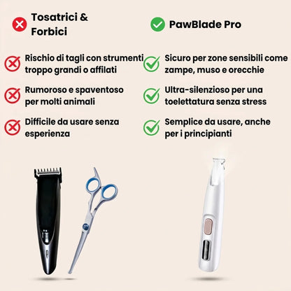 Nestoxa® PawBlade Pro - Trimmer di Precisione Professionale per Animali Domestici