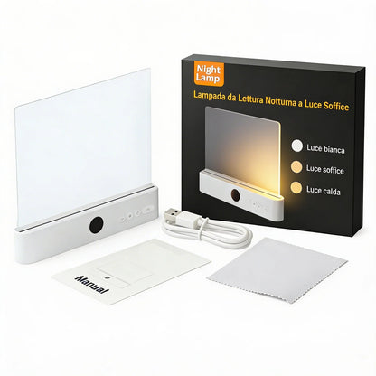 Lampada da Lettura Notturna — Luce Soffice e Confortevole